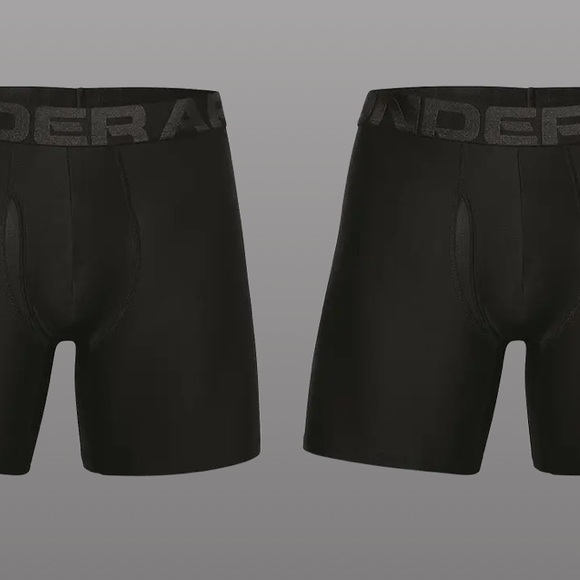 🔴 Under Armor Men's Tech Boxer 6in 2pk - Picture 2 of 5